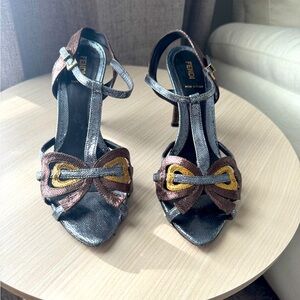 Fendi bow heels